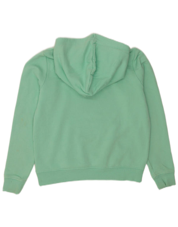 Tommy Hilfiger Dame Grafisk Relaxed Fit Hoodie Jumper UK 8 Lille Grøn
