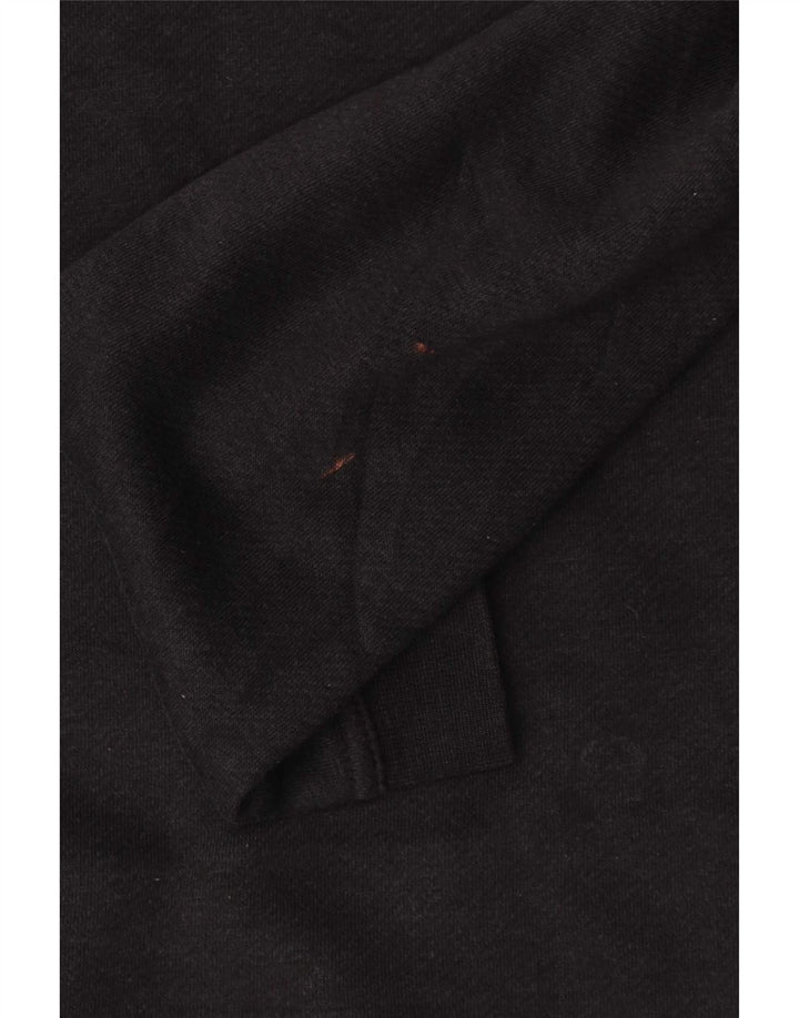 Nike Dame Grafisk Oversized Sweatshirt Jumper UK 18 XL Sort Bomuld