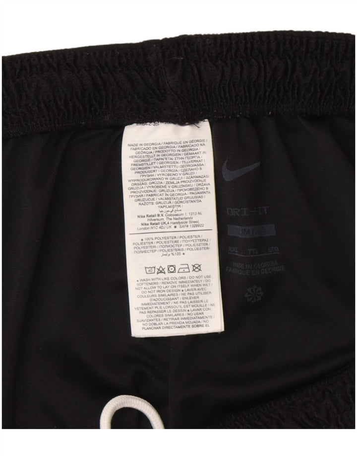 Nike Herre Dri Fit Slim Fit Sportshorts 2XL Sort Polyester