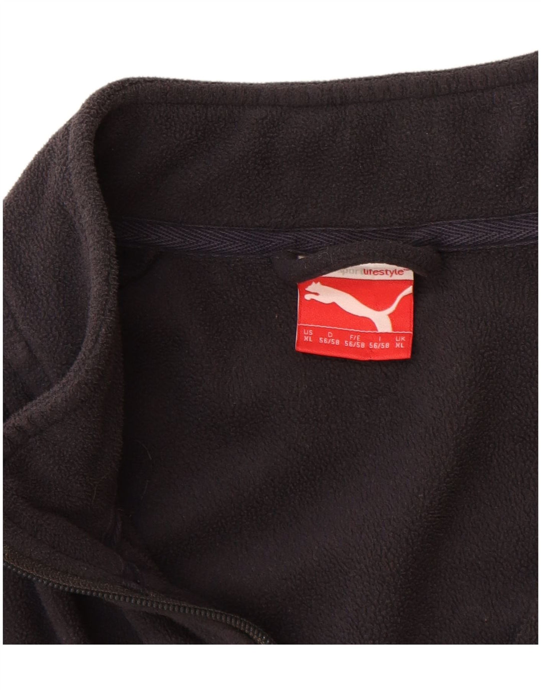 Puma Fleecejakke til mænd UK 42 XL Marineblå