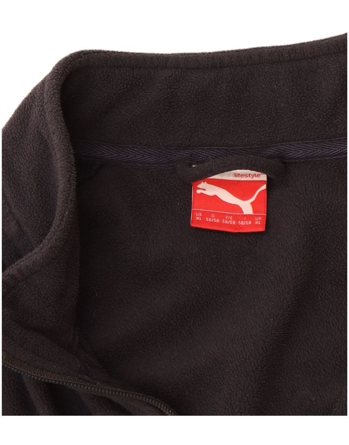 Puma Fleecejakke til mænd UK 42 XL Marineblå
