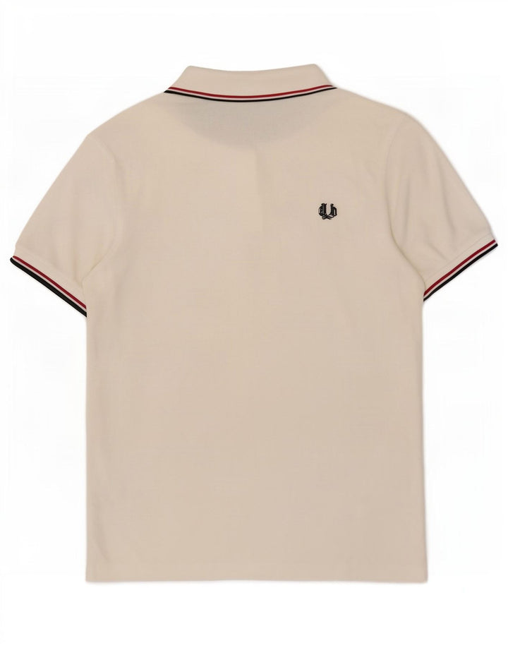 Fred Perry Herre poloshirt Medium hvid bomuld