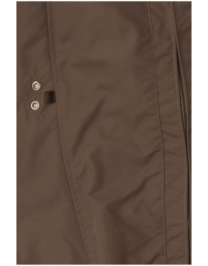 BRUGI Regnjakke med hætte til kvinder UK 18 XL Grå polyamid