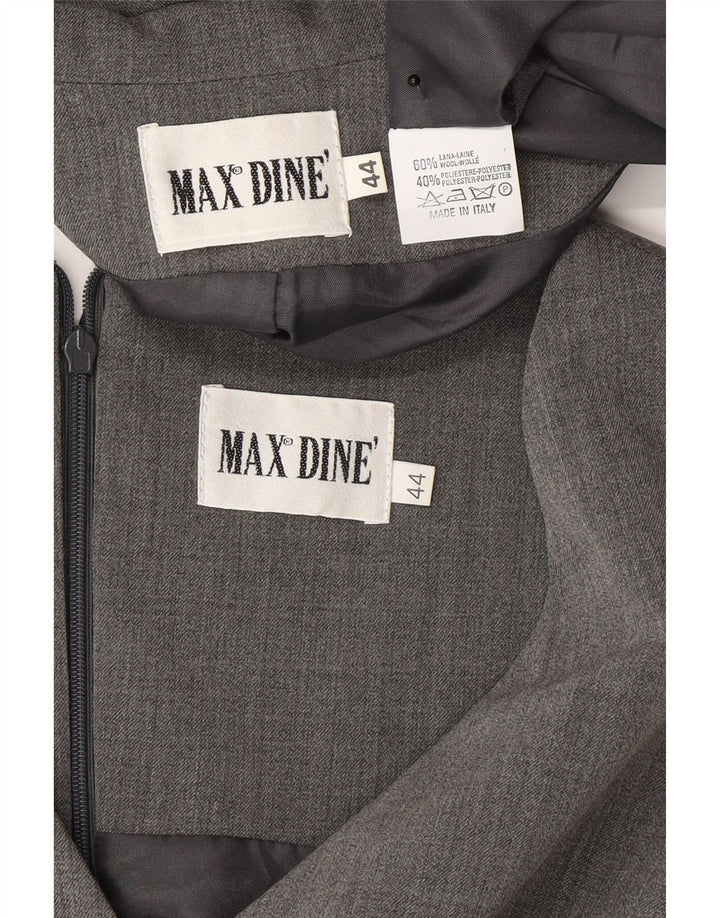 Max Dine Dame 2-delt sæt IT 44 Mellemgrå uld
