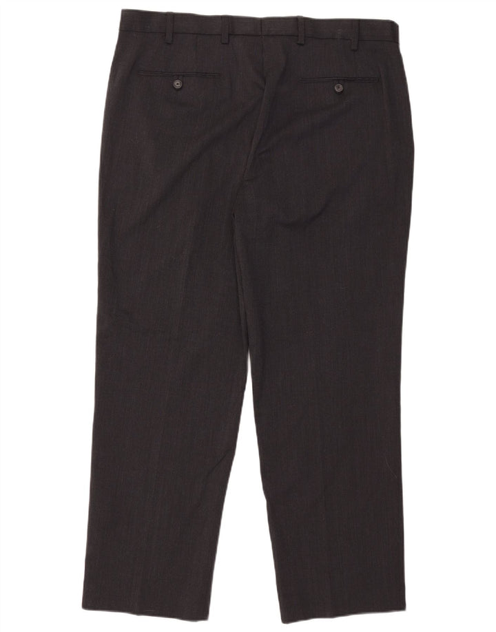 Marks & Spencer Herre Regular Suit Bukser W38 L29 Grå Polyester