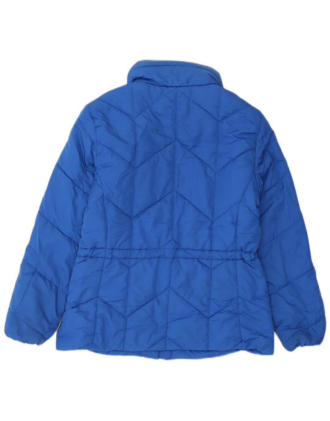 Marks & Spencer Polstret jakke til kvinder UK 12 Medium Blue Polyester