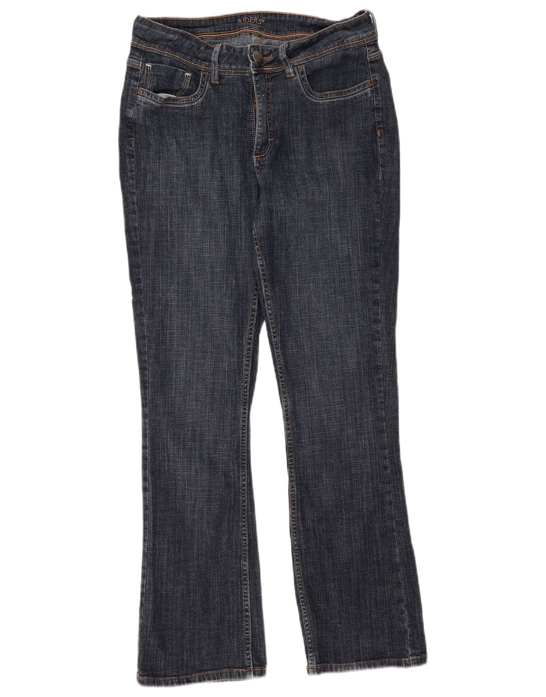 Lee Womens Riders Bootcut Jeans US 12 Large W30 L30 Navy Blue Bomuld