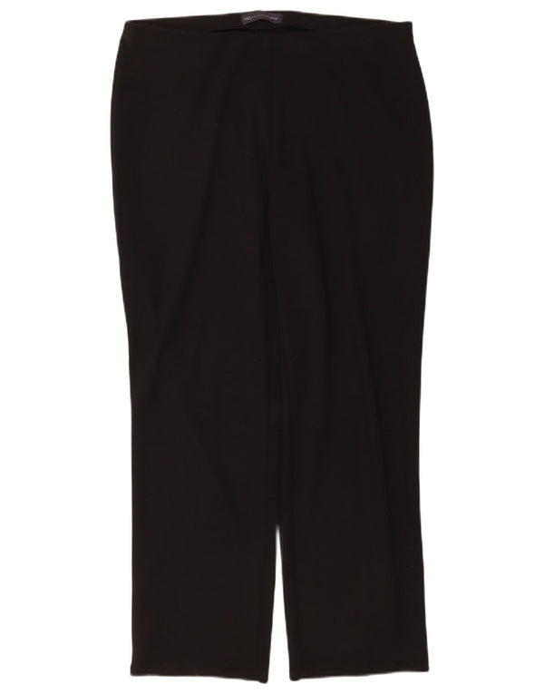 Marks & Spencer Lige fritidsbukser til kvinder UK 14 Large W34 L28 Sort