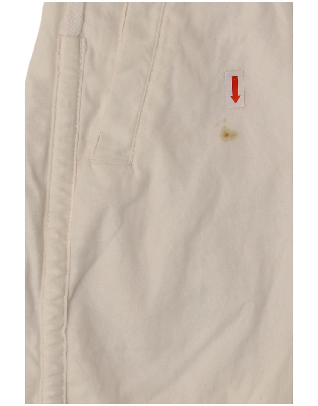 NIKE Chino Shorts til kvinder UK 8 Small W30 White Bomuld