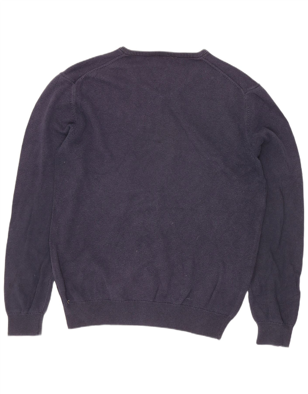 Besætningstøj Herre V-hals sweater Medium Marineblå Bomuld