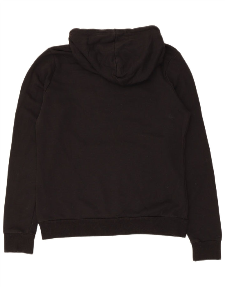 Puma Graphic Hoodie Jumper UK 12 Medium Sort Polyester