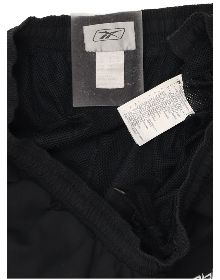 REEBOK Herre grafiske Bermuda Sportshorts IT 50 Large Black Polyester