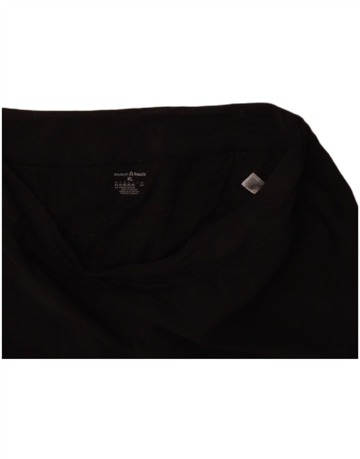 REEBOK sportsshorts til kvinder UK 20/22 XL sort polyester