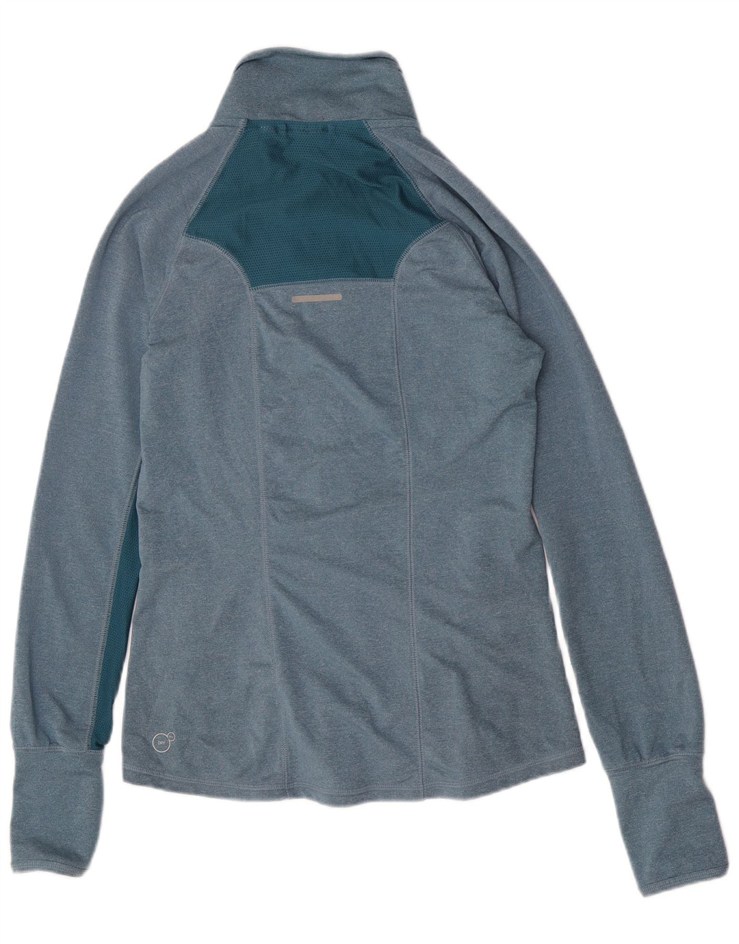 Puma træningsdragt topjakke til kvinder UK 8 Small Blue Colourblock Polyester