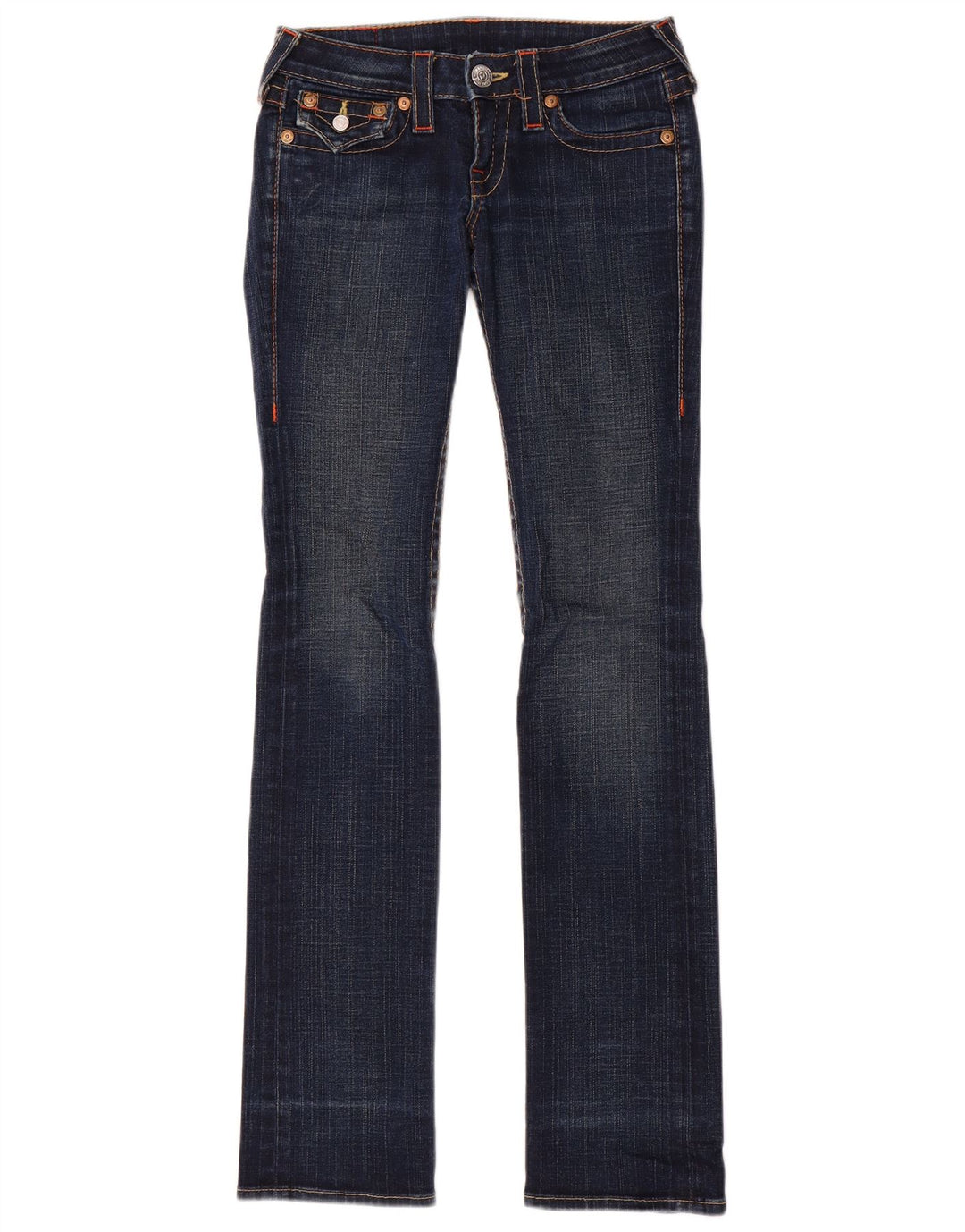 True Religion Dame Slim Bootcut Jeans W24 L33 Blå Bomuld