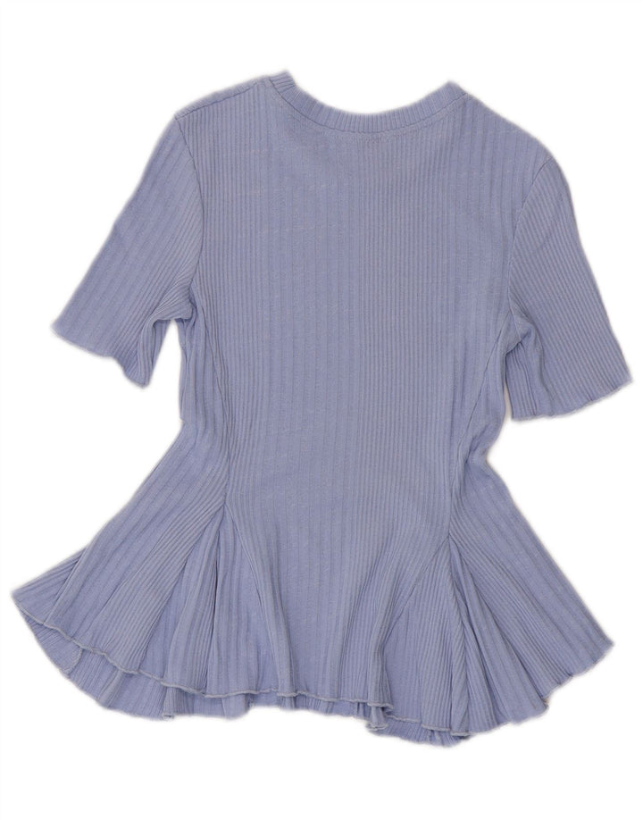 ZARA Crop Top til kvinder UK 8 Lille Lilla