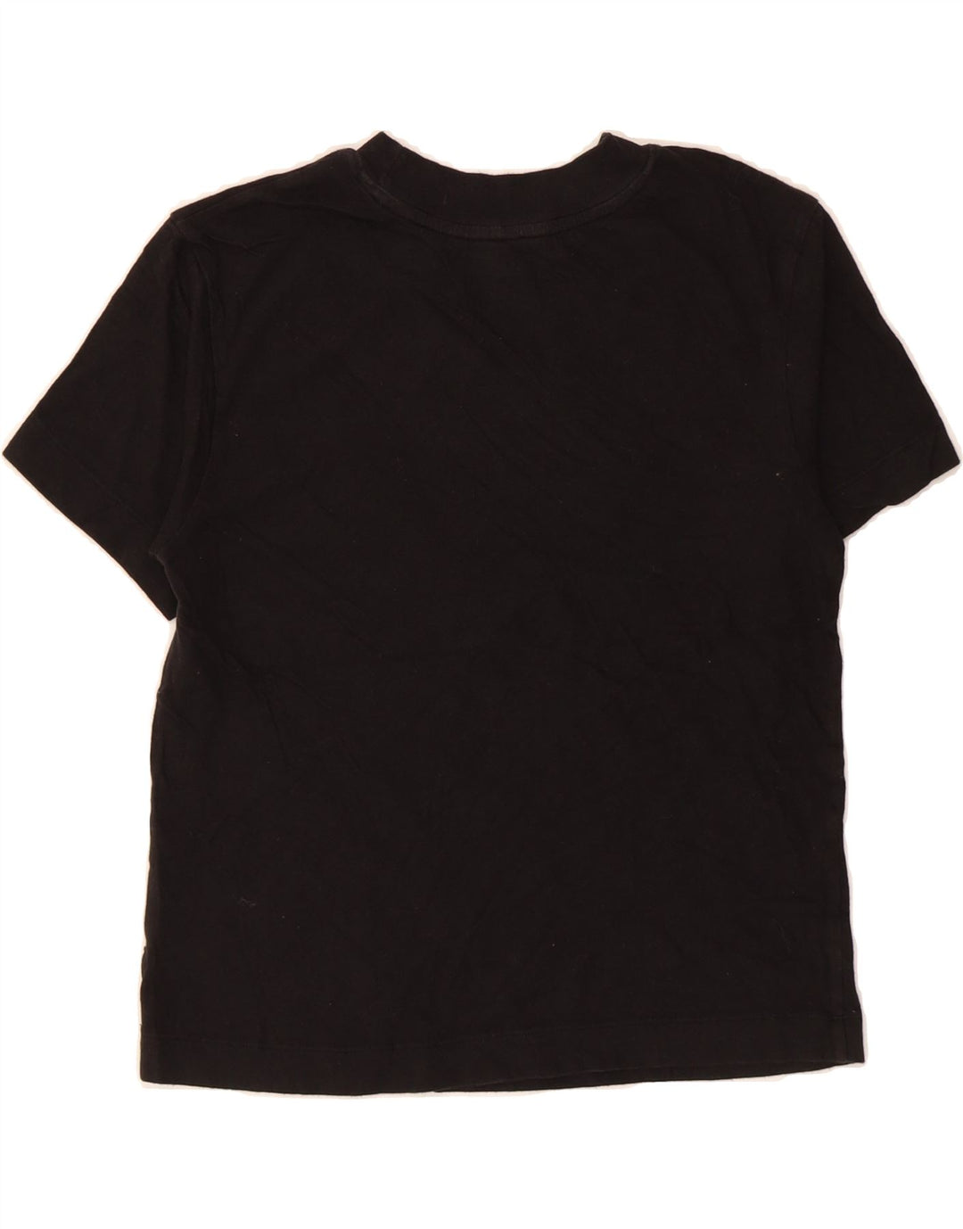 VANS Womens Crop T-Shirt Top UK 6 XS Black Vintage Vans and Second-Hand Vans from Messina Hembry 