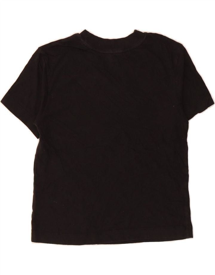 VANS Womens Crop T-Shirt Top UK 6 XS Black Vintage Vans and Second-Hand Vans from Messina Hembry 
