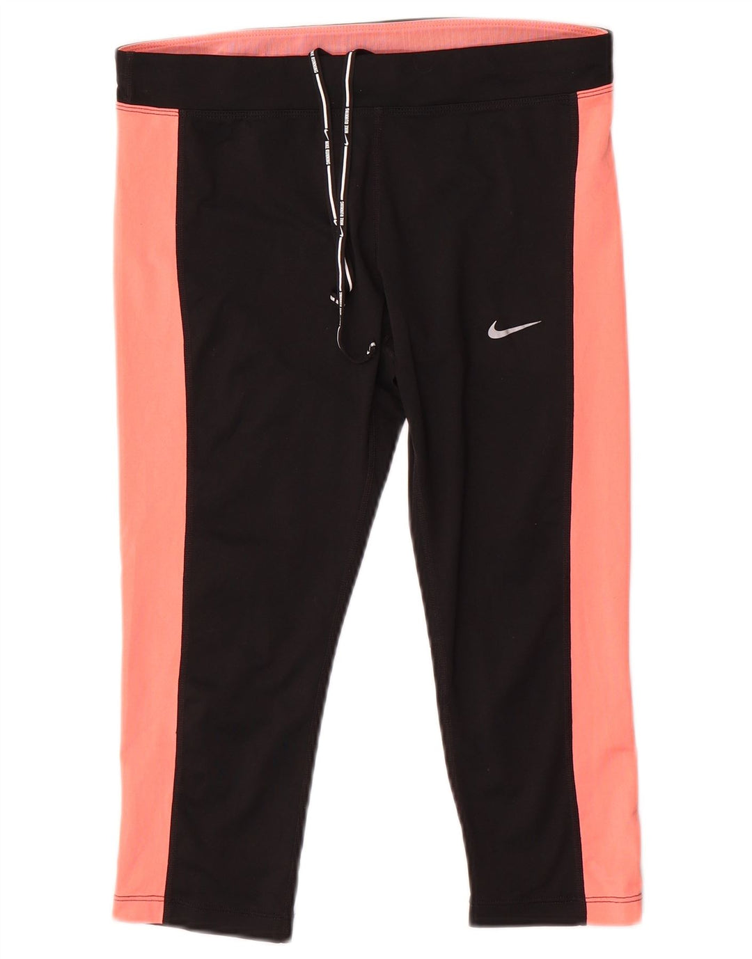 Nike Dame Dri Fit Capri Leggings UK 14 Medium Sort Colourblock