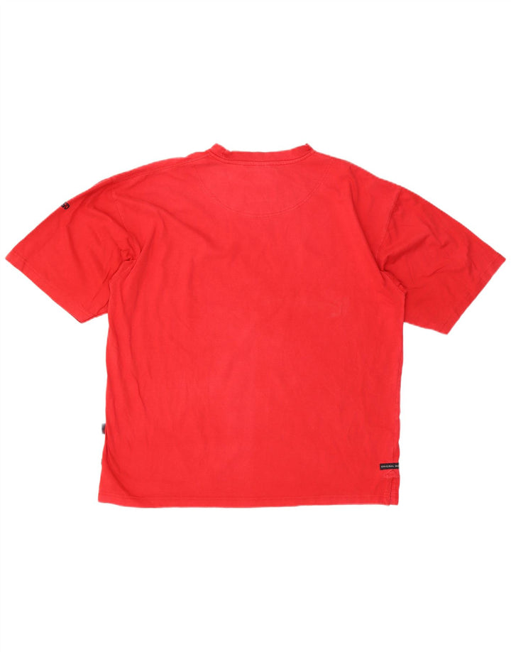 Musto Herre Grafisk T-Shirt Top Stor Rød