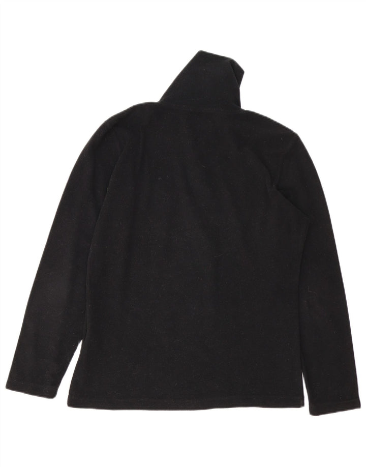Invicta Dame Fleece Jumper med lynlås DK 14 Stor sort polyester