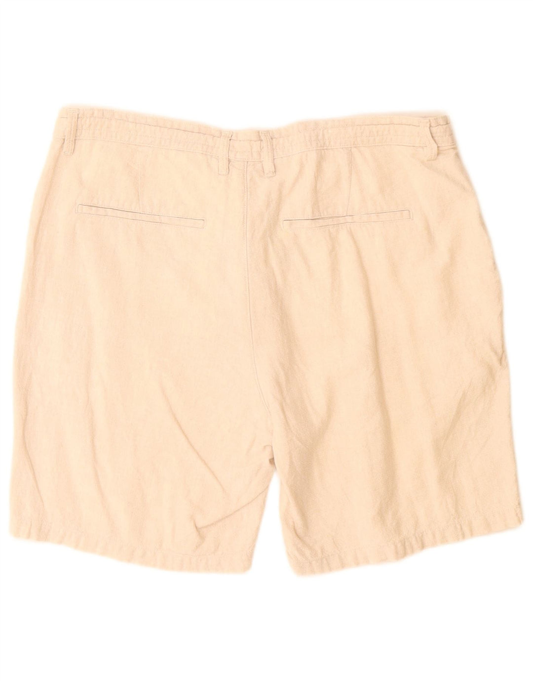Zara Herre Chino Shorts XL W44 Beige hør