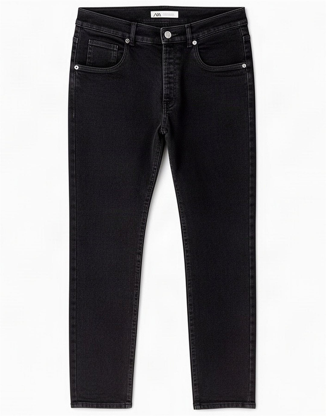Zara Slim Jeans til mænd EU 40 Medium W31 L29 Sort