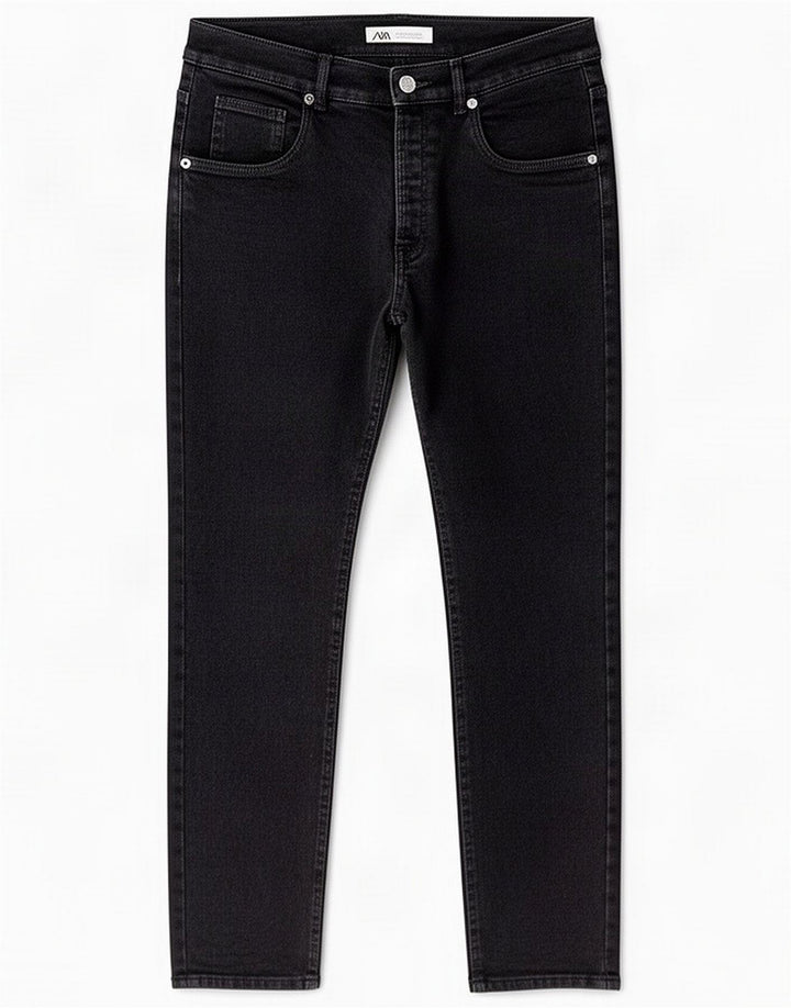 Zara Slim Jeans til mænd EU 40 Medium W31 L29 Sort