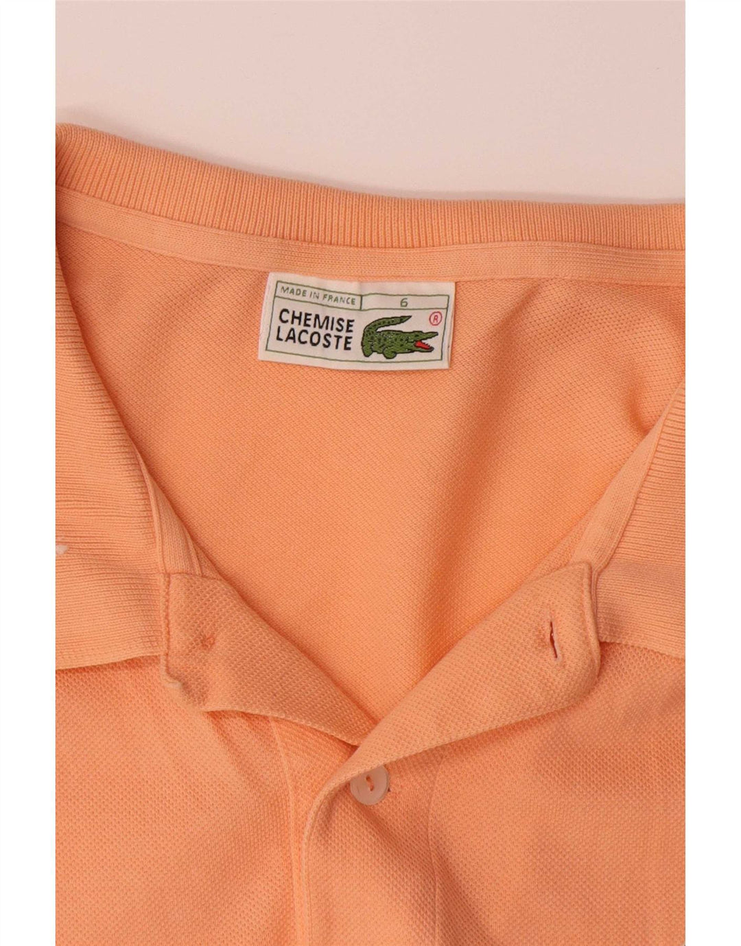 Lacoste herre poloskjorte str. 6 XL Orange bomuld
