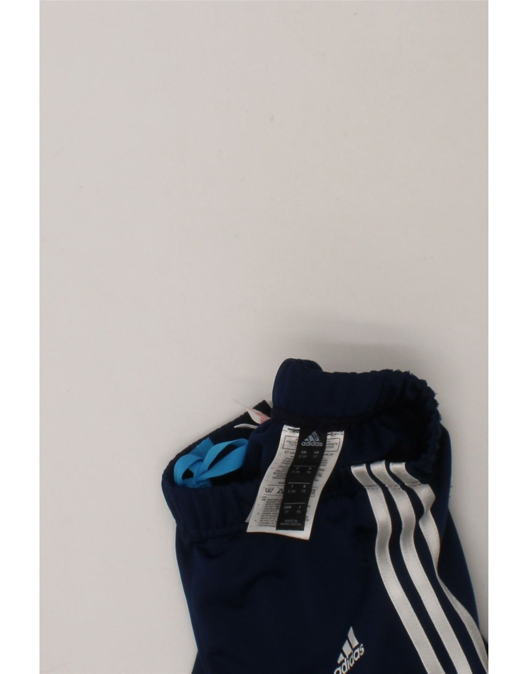 ADIDAS Boys Tracksuit Trousers Joggers 2-3 Years  Blue Polyester Vintage Adidas and Second-Hand Adidas from Messina Hembry 