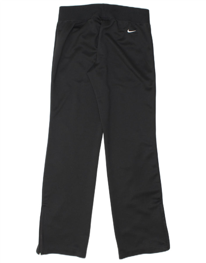 NIKE Womens Tracksuit Trousers UK 10 Small  Black Polyester