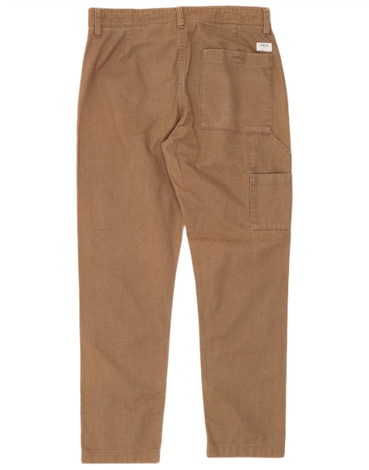 Timberland Herre Slim Cargo Bukser W31 L32 Brun Bomuld