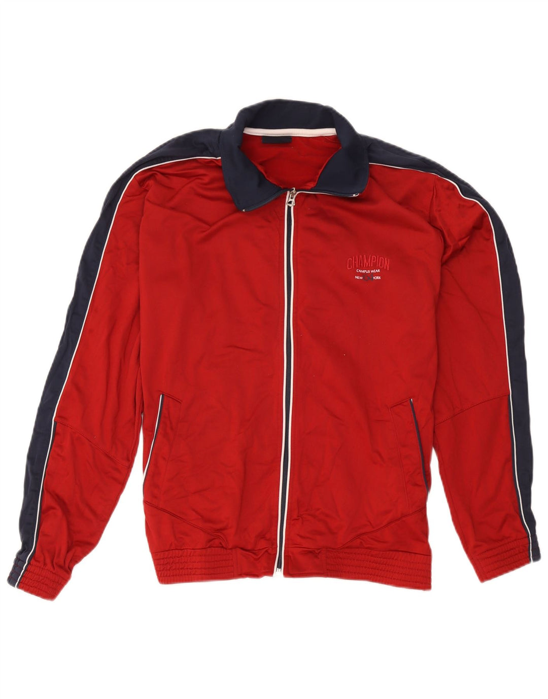 Champion Womens træningsdragt Topjakke UK 16 Large Red Colourblock Polyester
