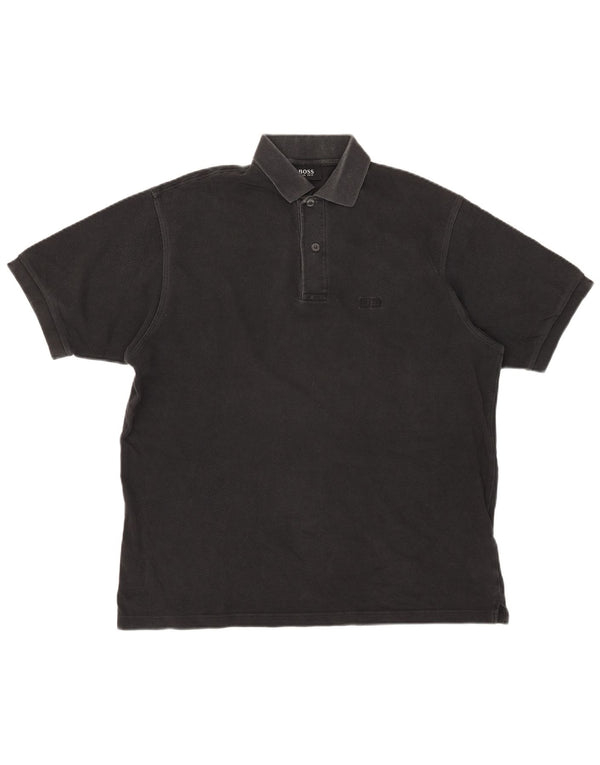 Hugo Boss herre poloshirt XL sort bomuld