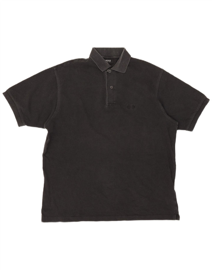 Hugo Boss herre poloshirt XL sort bomuld