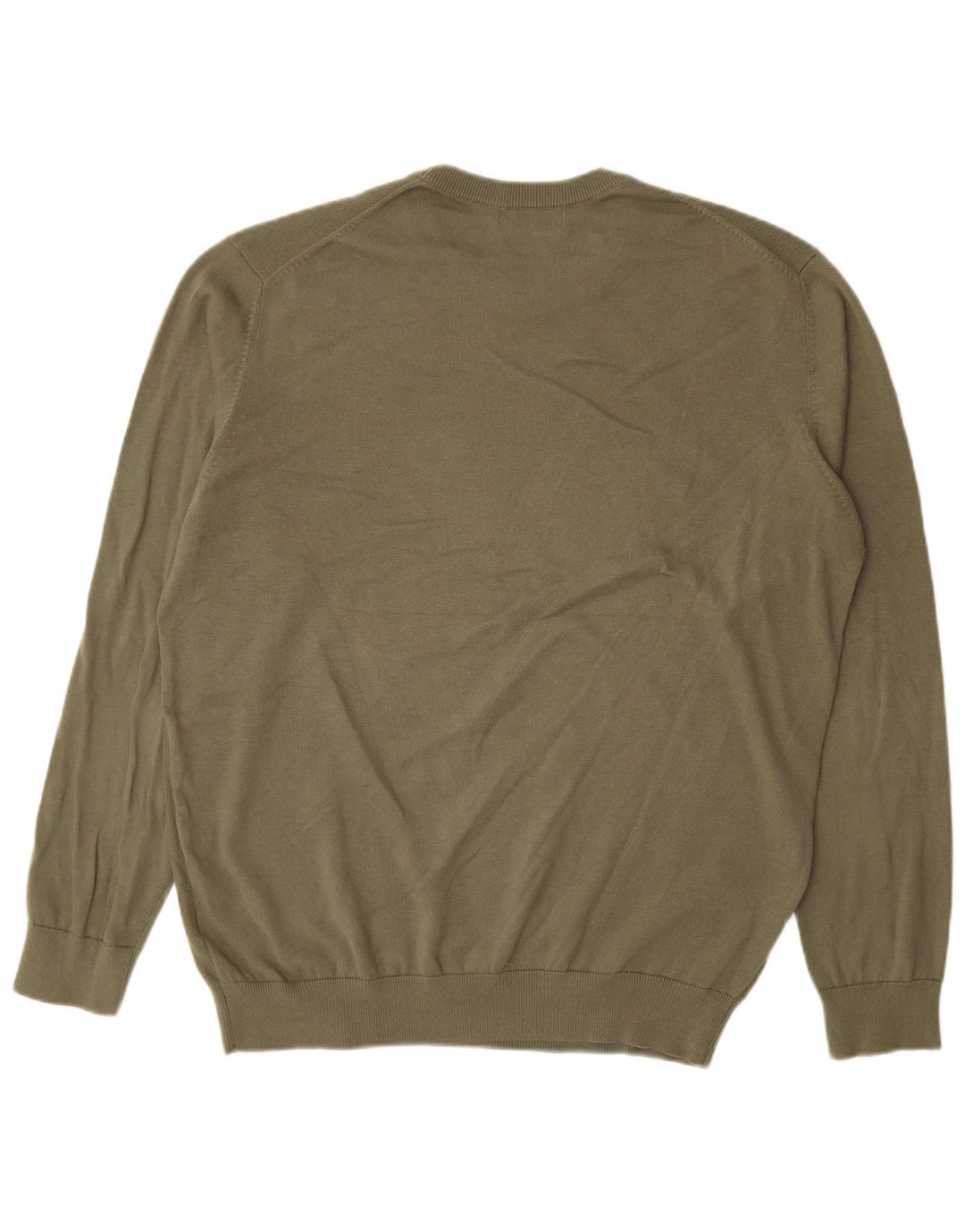 Rifle Herre Crew Neck Jumper Sweater 2XL Khaki Bomuld