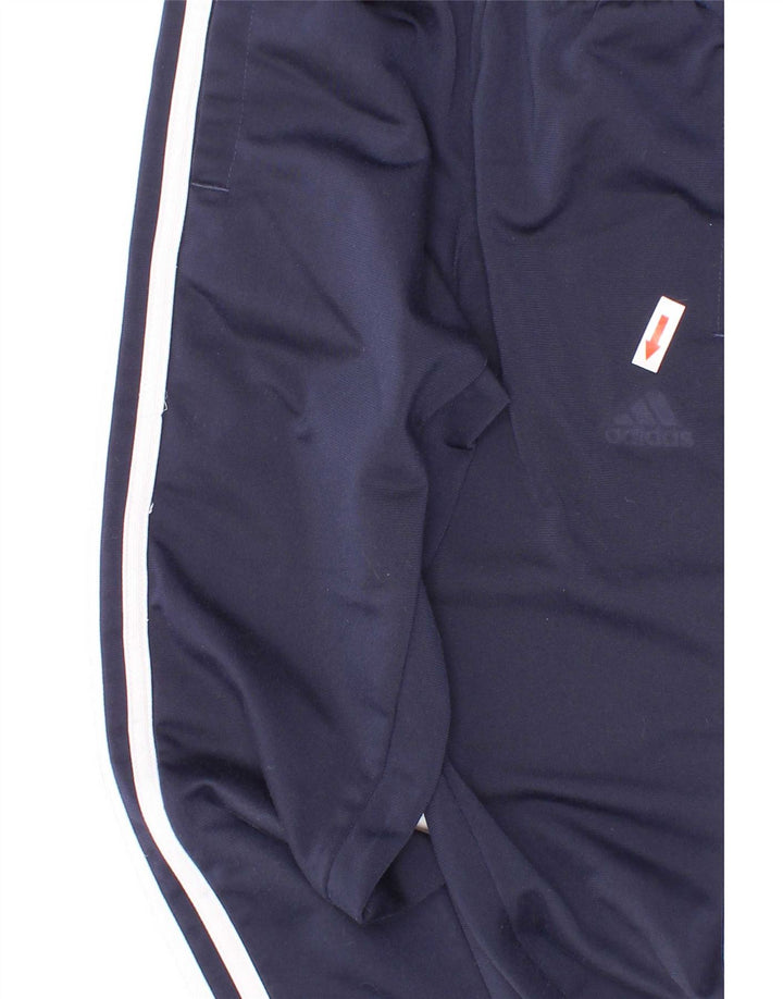 Adidas Boys Aeroready Tracksuit Bukser 7-8 år Navy Blue Polyester