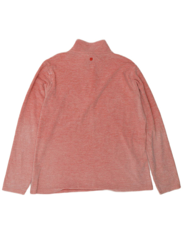 Mountain Warehouse Dame lynlås hals Fleece Jumper UK 18 XL Pink Polyester