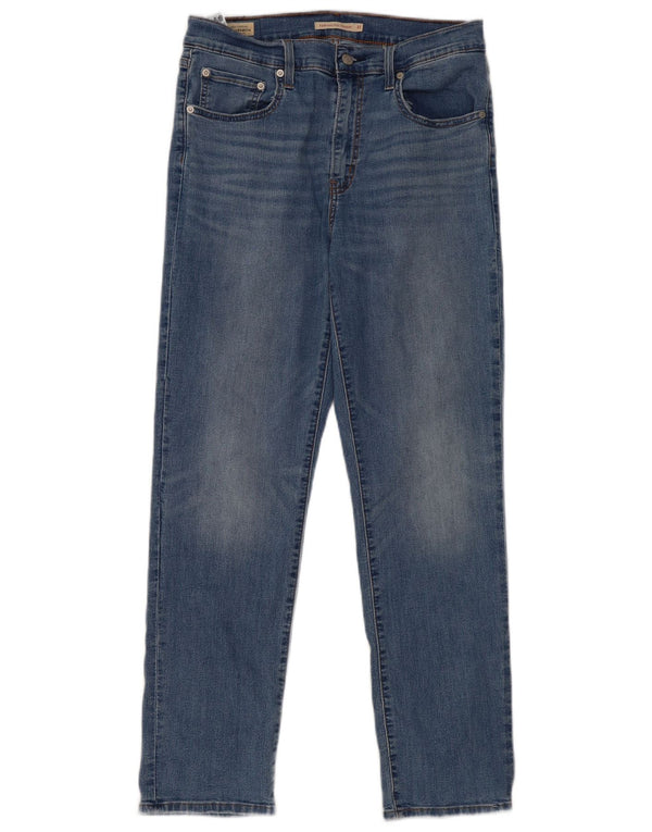 Levi's Womens 724 Højtaljede lige jeans W31 L30 blå bomuld
