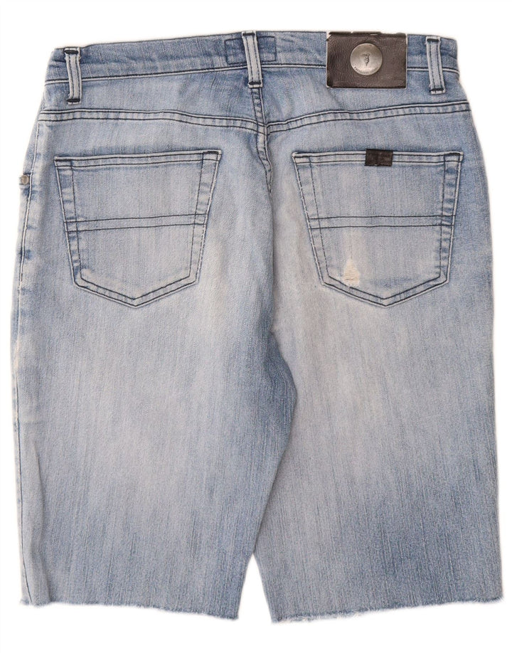 Trussardi Herre Denim Shorts W30 Medium Blue Bomuld
