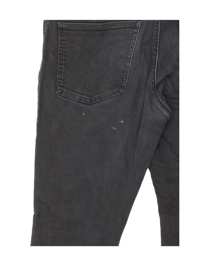 CALVIN KLEIN Womens Etroite Slim Jeans W32 L30 Grey Cotton Vintage Calvin Klein and Second-Hand Calvin Klein from Messina Hembry 