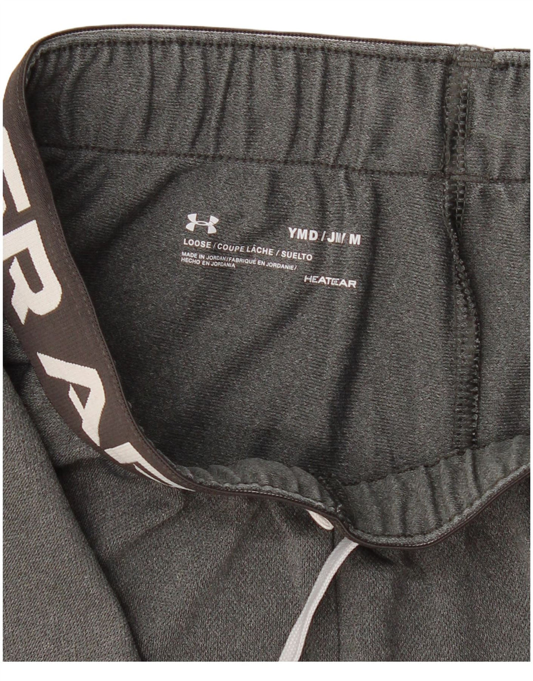 UNDER ARMOUR Piger Heat Gear Grafiske sportsshorts 9-10 år Medium Grå