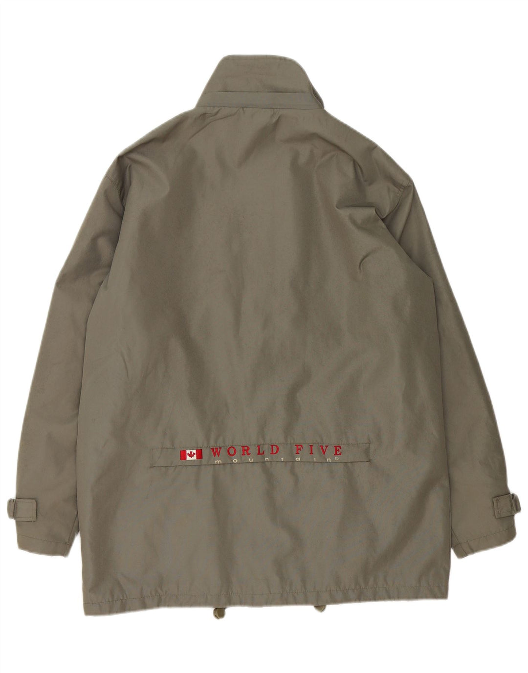 VINTAGE Regnjakke til mænd UK 38 Medium Khaki Polyester