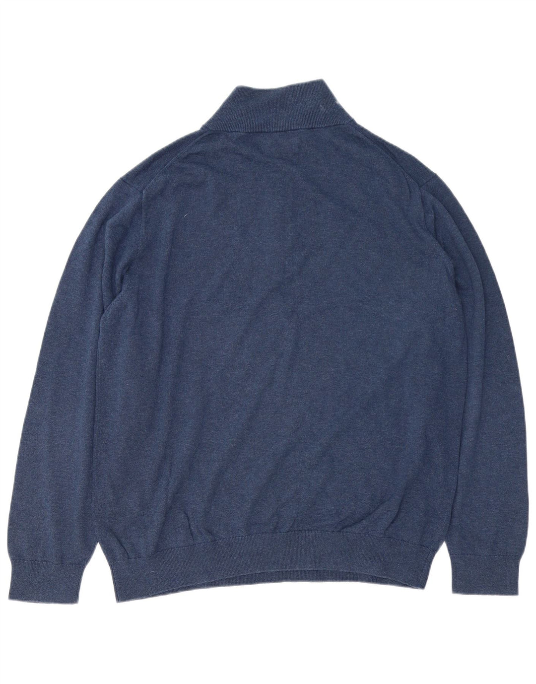 Gant herre lynlås-hals sweater 2XL marineblå bomuld
