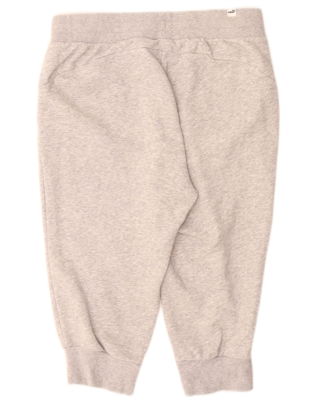 PUMA Womens Capri Tracksuit Trousers Joggers UK 14 Medium  Grey Cotton