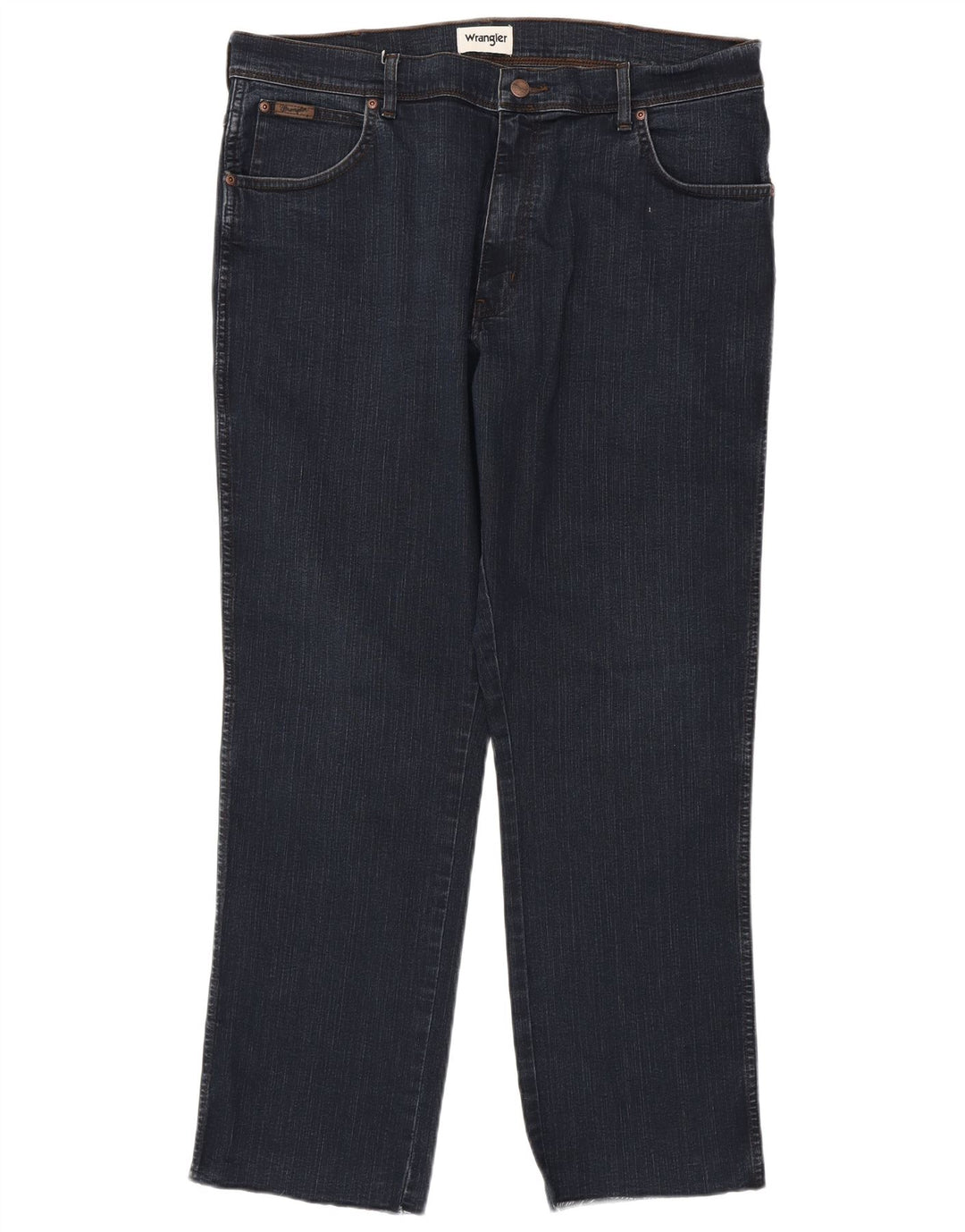 Wrangler Straight Jeans til mænd W38 L31 Marineblå
