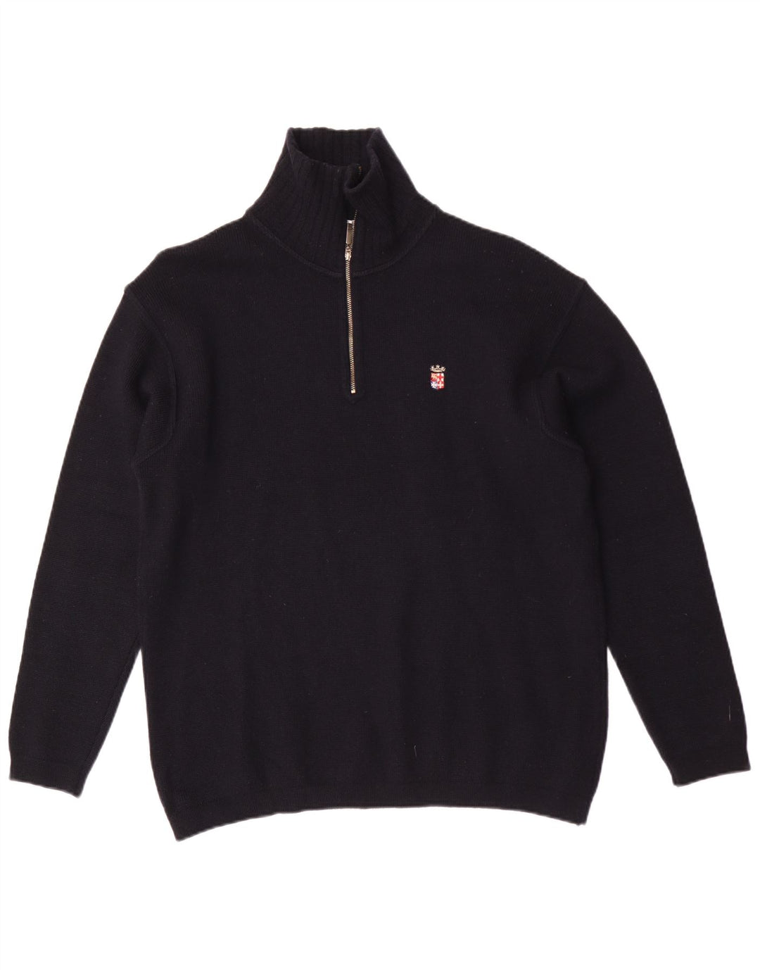 Armata Di Mare Herre Zip Neck Jumper Sweater Medium Navy Blue
