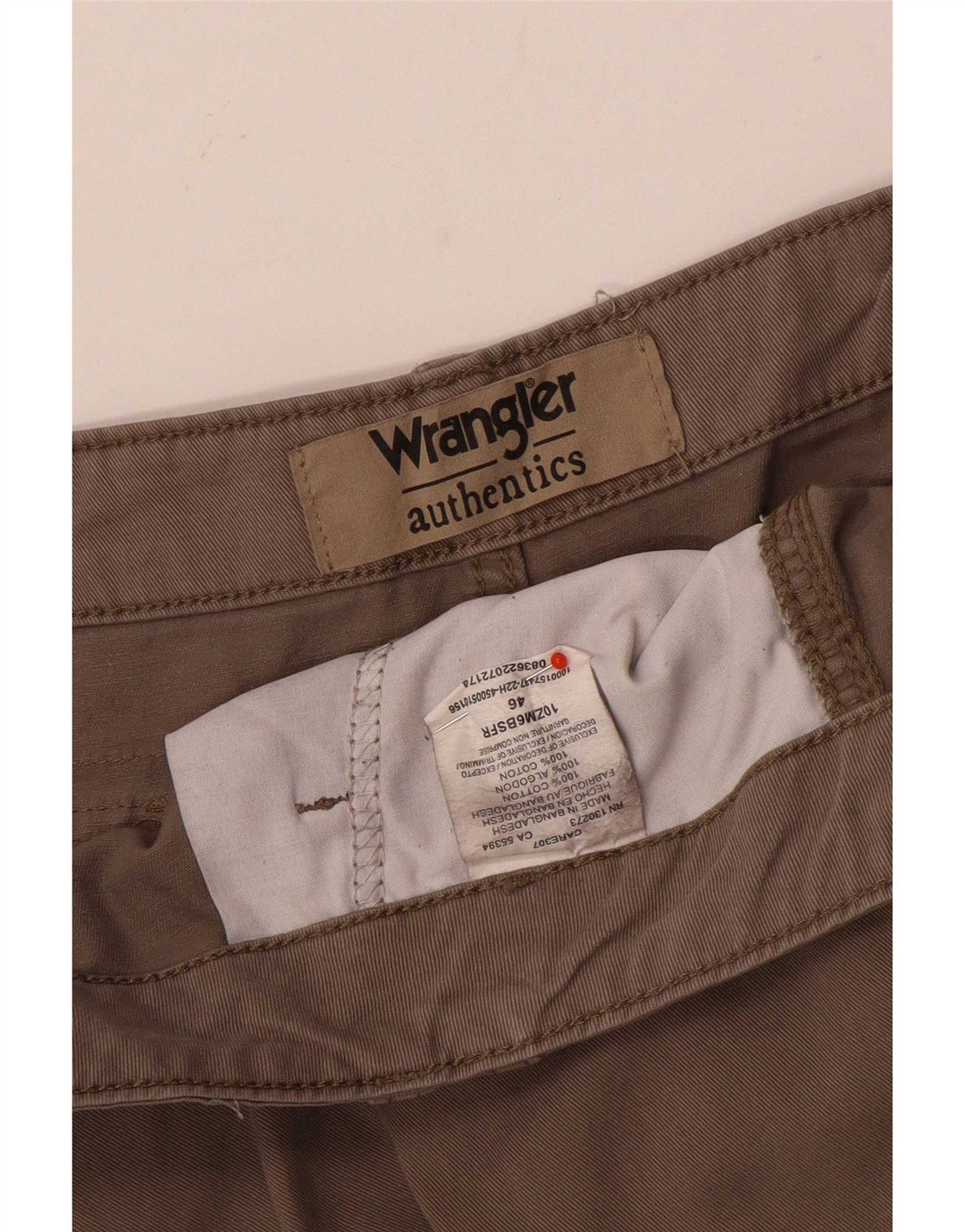 Wrangler Herre Cargo Shorts W46 3XL Brun Bomuld