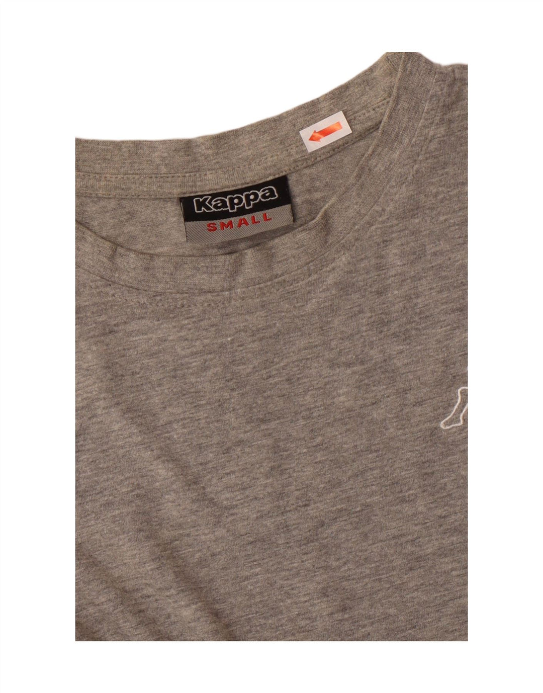 KAPPA Womens Oversized T-Shirt Top UK 10 Small Grey Cotton Vintage Kappa and Second-Hand Kappa from Messina Hembry 