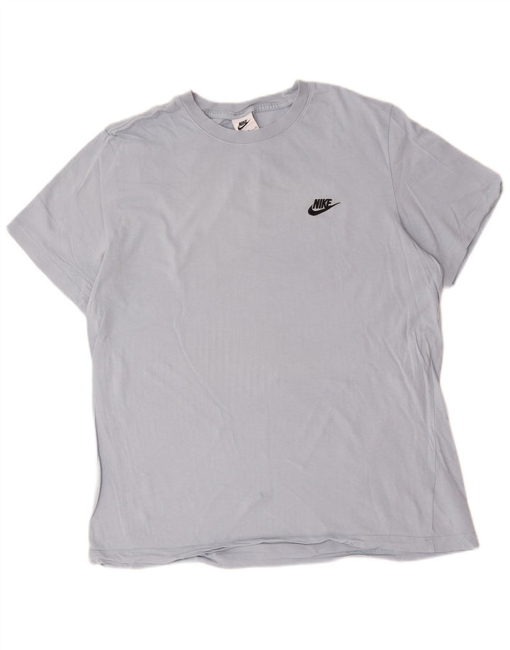 Nike herre T-shirt top XL blå bomuld